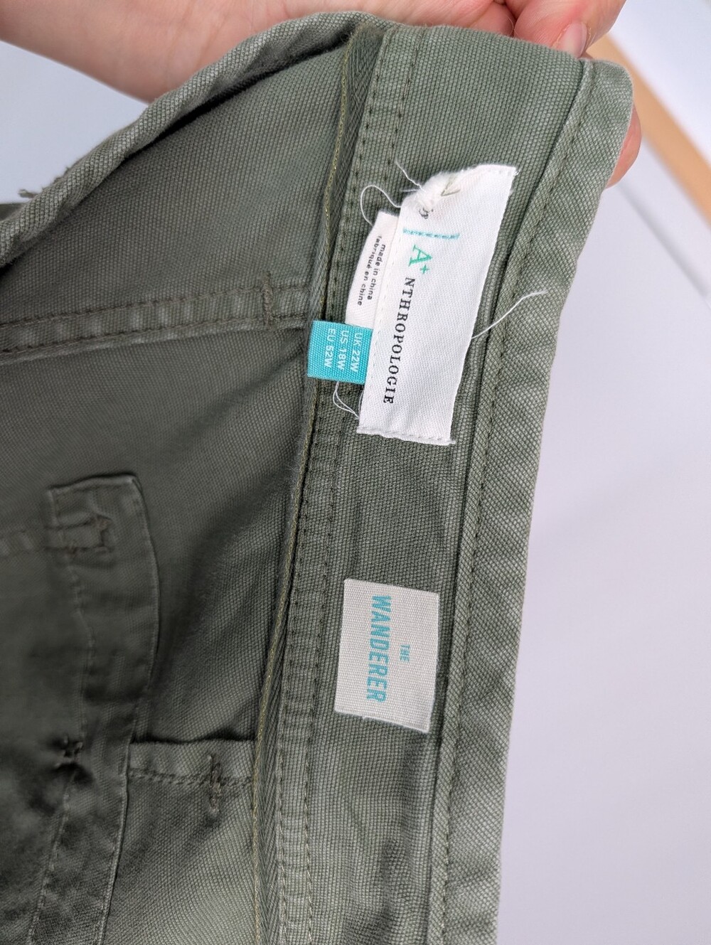 Pilcro The Wanderer Side-Striped Utility Pants 18W - Picture 11 of 16